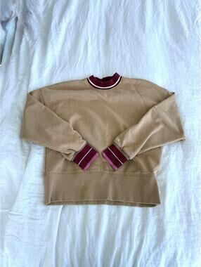 Veronica Beard x Sold Out Mock Neck Varsity Sweatshirt